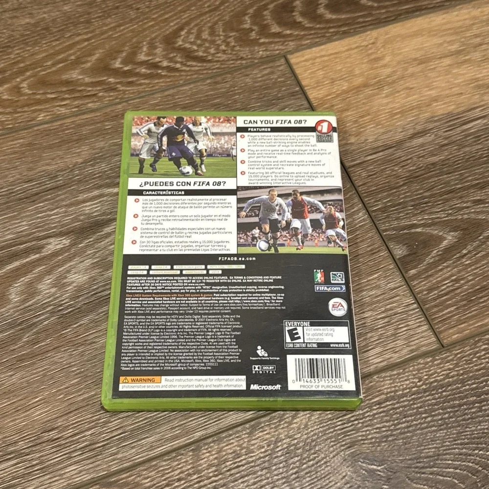 Fifa‎ 08 - Microsoft Xbox 360